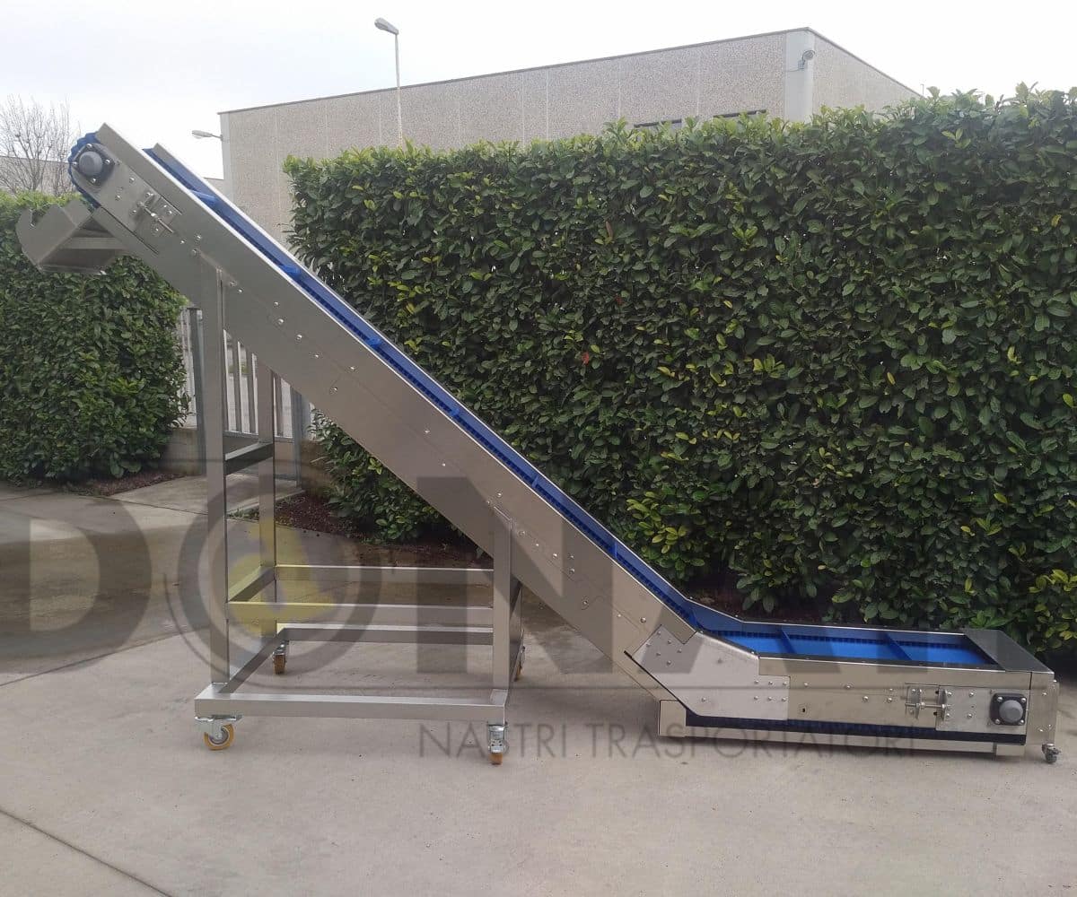 nastri trasportatori metallici in acciaio inox
